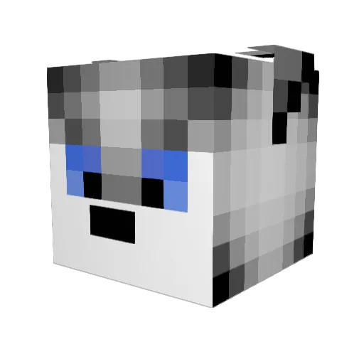 child_of_rome Minecraft avatar head, 3D render