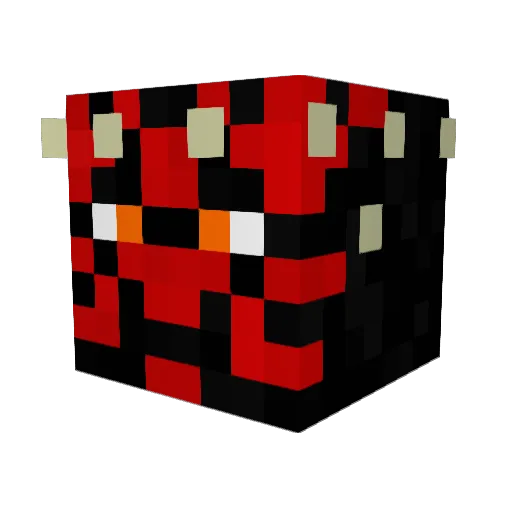 childlabour Minecraft avatar head, 3D render