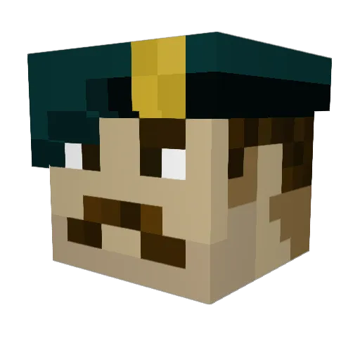 childlover4217 Minecraft avatar head, 3D render