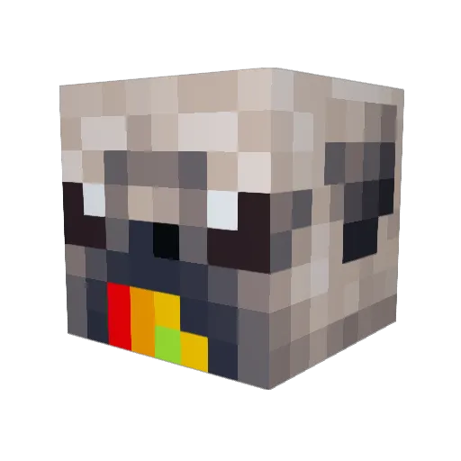 childwhale123 Minecraft avatar head, 3D render