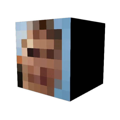 chili_bop Minecraft avatar head, 3D render