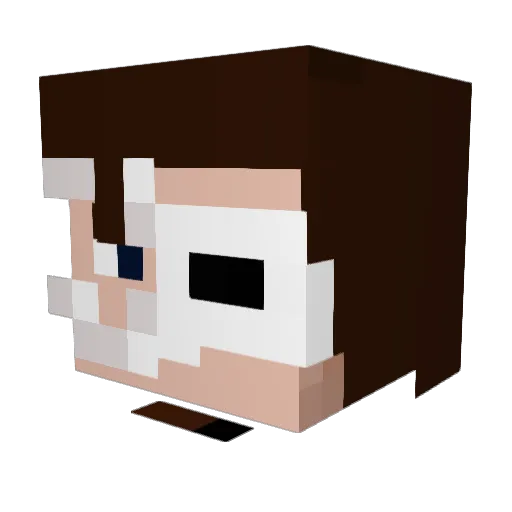chilidawg24 Minecraft avatar head, 3D render