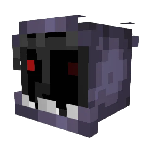 chilidogger Minecraft avatar head, 3D render
