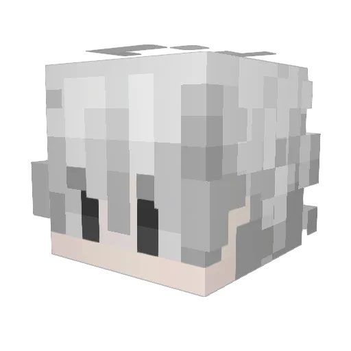 chilipadi Minecraft avatar head, 3D render