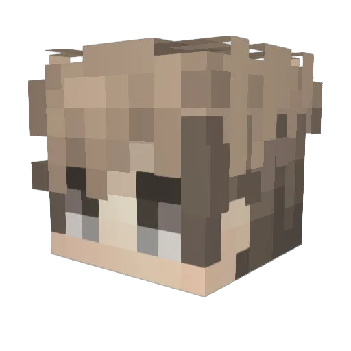 chillens Minecraft avatar head, 3D render