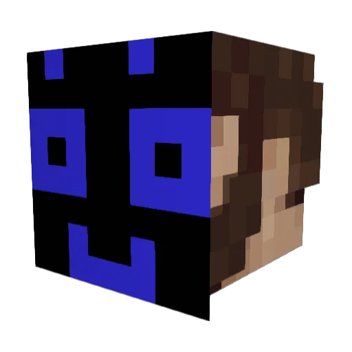 chiller78 Minecraft avatar head, 3D render