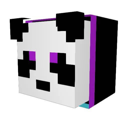 chillparasite Minecraft avatar head, 3D render