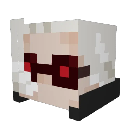 chilltanner Minecraft avatar head, 3D render