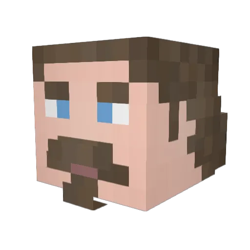 chillyice4444 Minecraft avatar head, 3D render