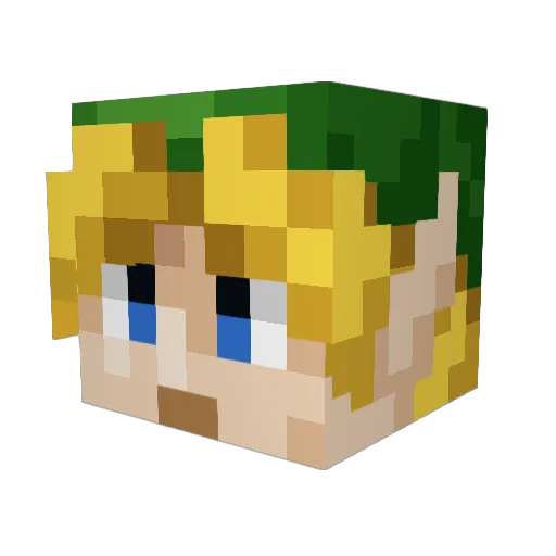 chillywizard Minecraft avatar head, 3D render