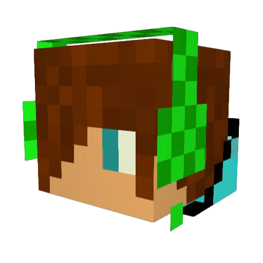 chimere33 Minecraft avatar head, 3D render