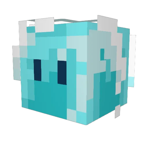 chimney_smoke33 Minecraft avatar head, 3D render