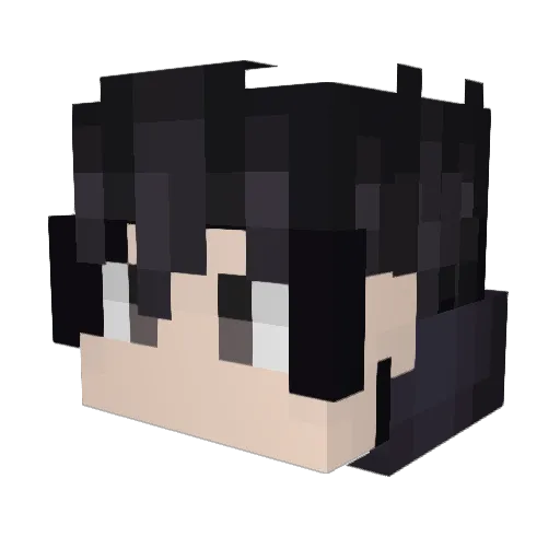 chimuelo235 Minecraft avatar head, 3D render
