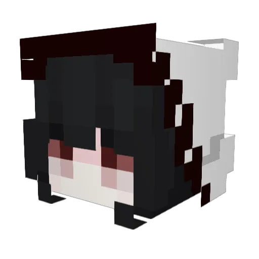 chin1020 Minecraft avatar head, 3D render