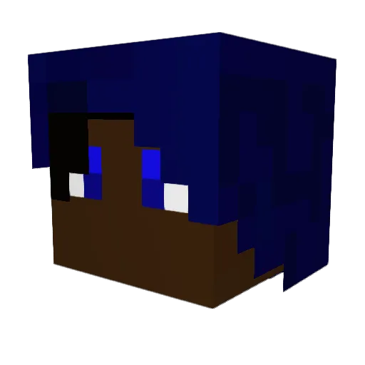 chineseguy17 Minecraft avatar head, 3D render
