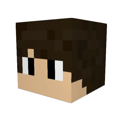 ching963 Minecraft avatar head, 3D render