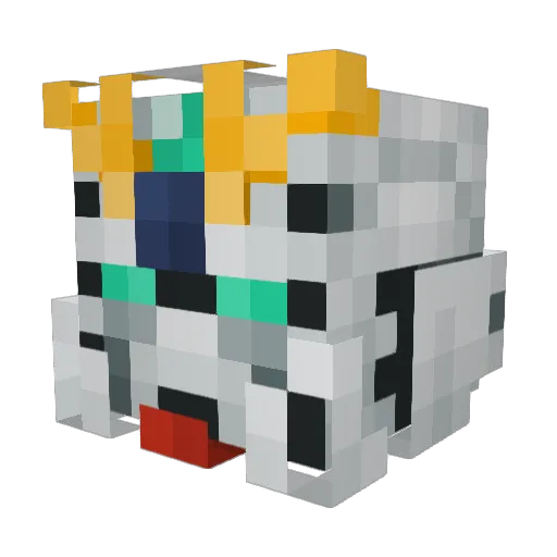 chinglish_404 Minecraft avatar head, 3D render