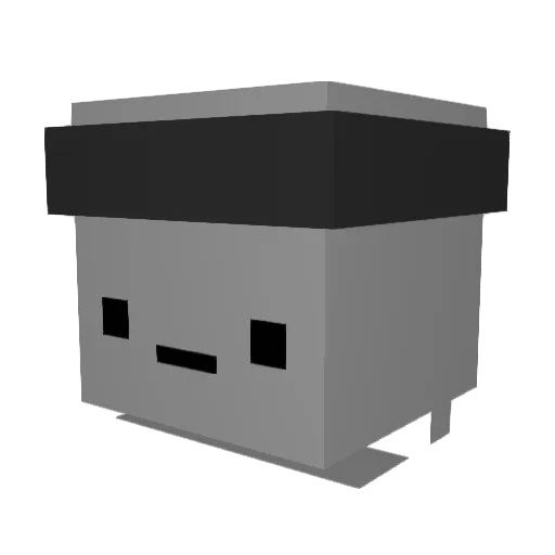 chinito_67 Minecraft avatar head, 3D render