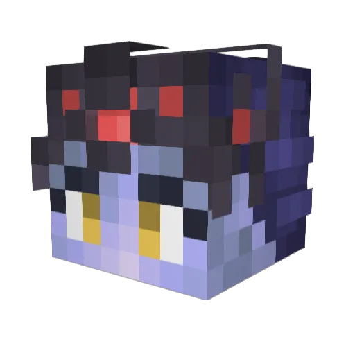 chinnutz Minecraft avatar head, 3D render