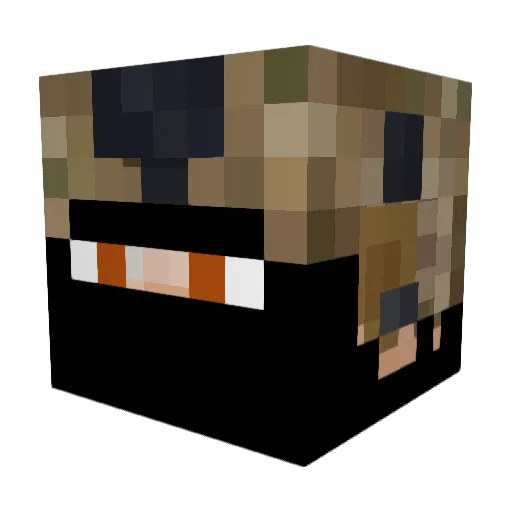 chino_420 Minecraft avatar head, 3D render