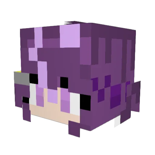 chinsaya Minecraft avatar head, 3D render