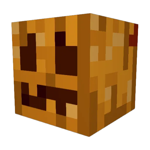 chionophobia Minecraft avatar head, 3D render