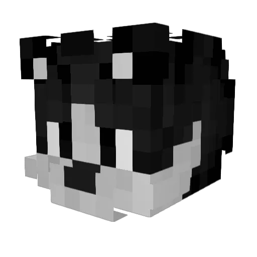 chipNd1ps Minecraft avatar head, 3D render