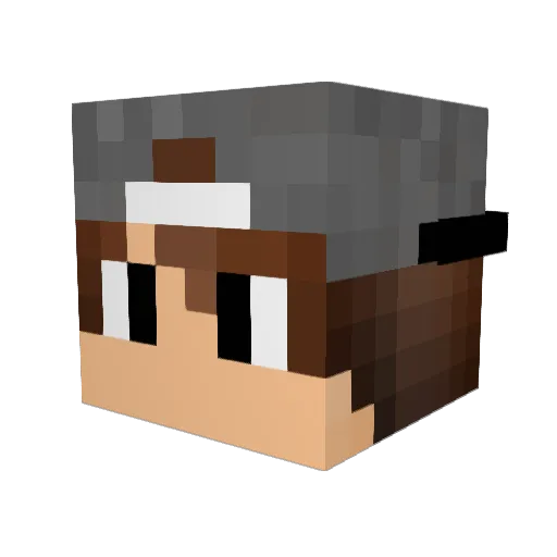 chippydog11 Minecraft avatar head, 3D render