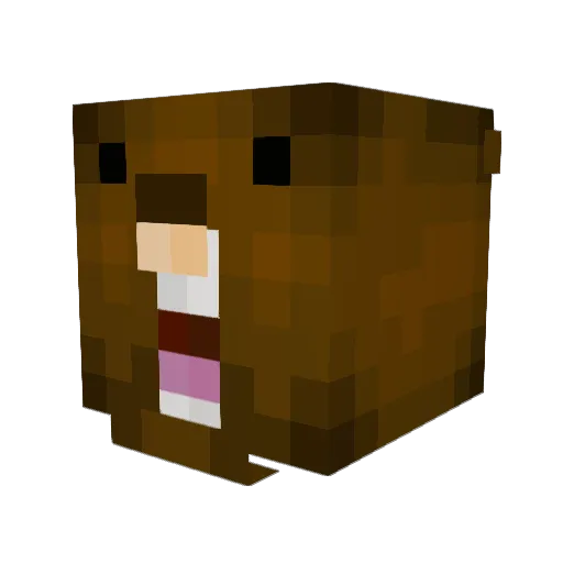 chips_a_hoy Minecraft avatar head, 3D render
