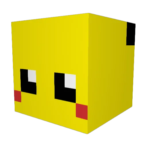 chipy5103 Minecraft avatar head, 3D render