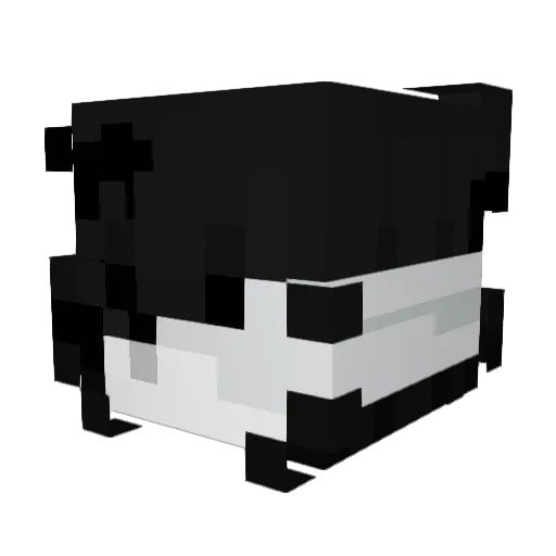 chiriimoe Minecraft avatar head, 3D render