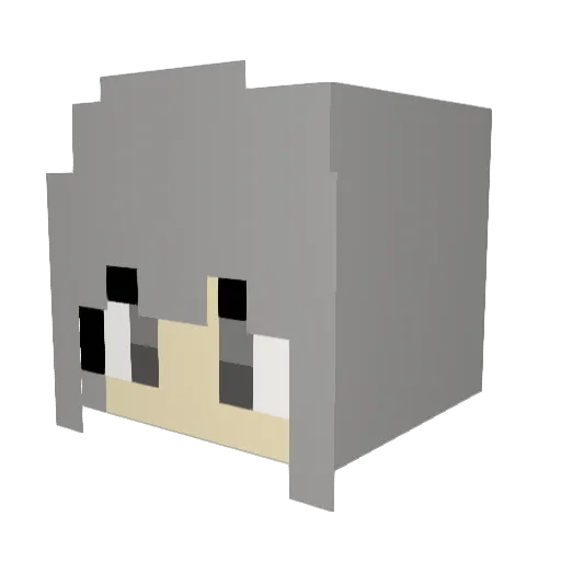 chiro0103 Minecraft avatar head, 3D render
