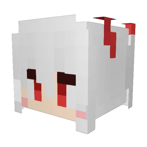chiro48 Minecraft avatar head, 3D render