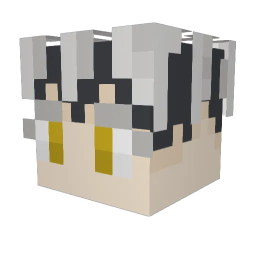 chis_pop Minecraft avatar head, 3D render
