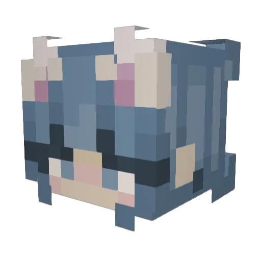 chiskayerz Minecraft avatar head, 3D render