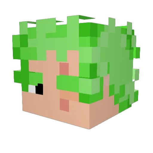 chismo123 Minecraft avatar head, 3D render
