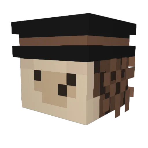 chitch1012 Minecraft avatar head, 3D render