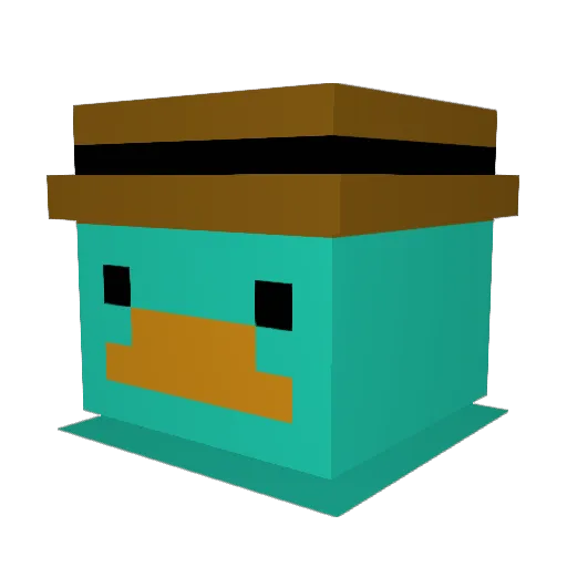 chito773 Minecraft avatar head, 3D render