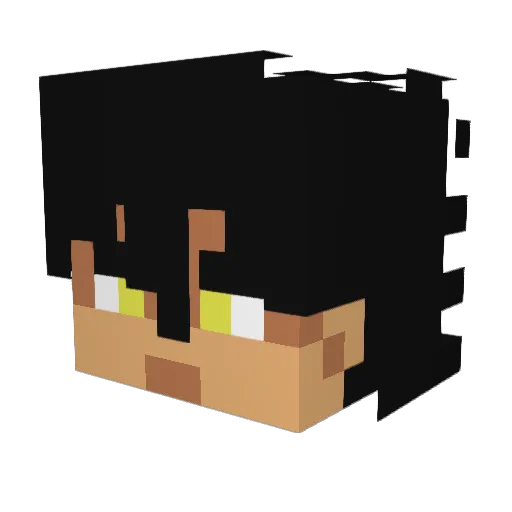 chitossj Minecraft avatar head, 3D render
