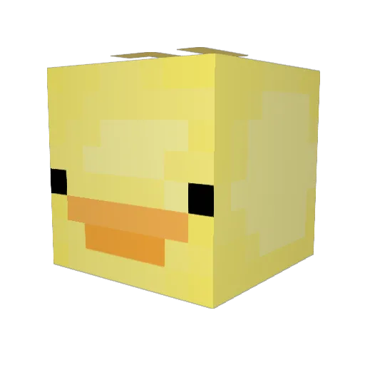 chiung2 Minecraft avatar head, 3D render