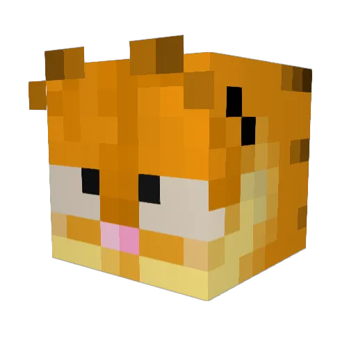 chiwaka100 Minecraft avatar head, 3D render