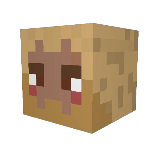 chiz1995 Minecraft avatar head, 3D render