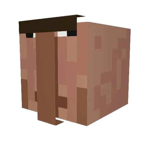 chizzertron Minecraft avatar head, 3D render
