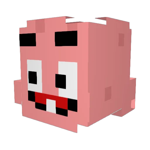 chizzlerr Minecraft avatar head, 3D render