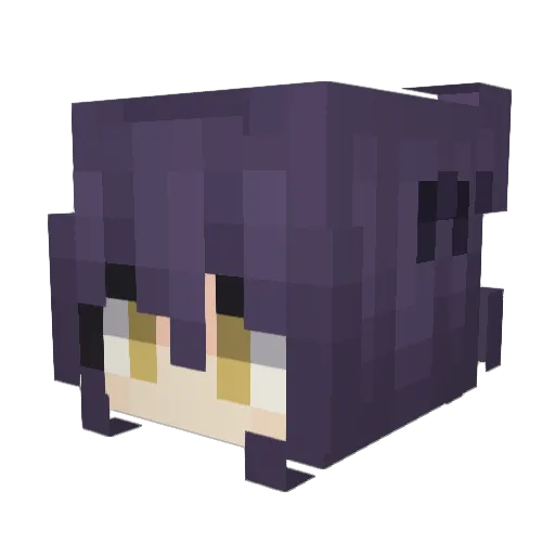 chk Minecraft avatar head, 3D render