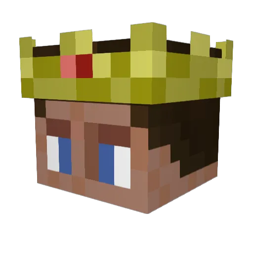 chleb_aka_igry Minecraft avatar head, 3D render