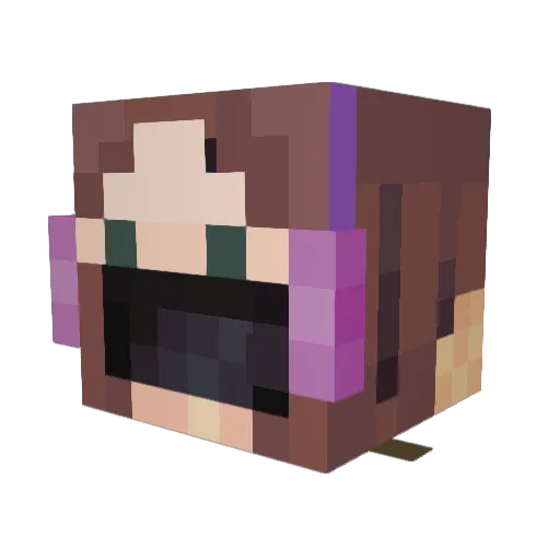 chlo_chlo_ Minecraft avatar head, 3D render