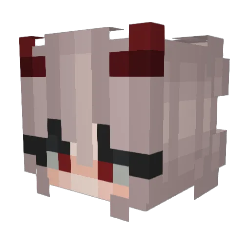 chlochlo4483 Minecraft avatar head, 3D render