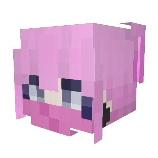 chloe_rsgcheater Minecraft avatar head, 3D render