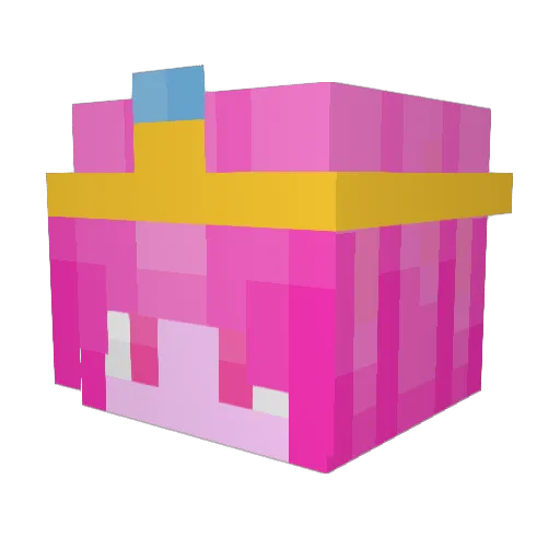 chloecamara Minecraft avatar head, 3D render